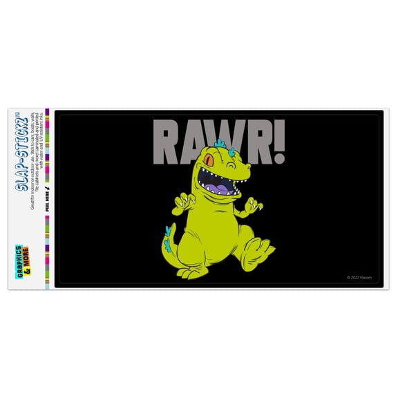 Rugrats Reptar Rawr! Automotive Car Window Locker Bumper Sticker