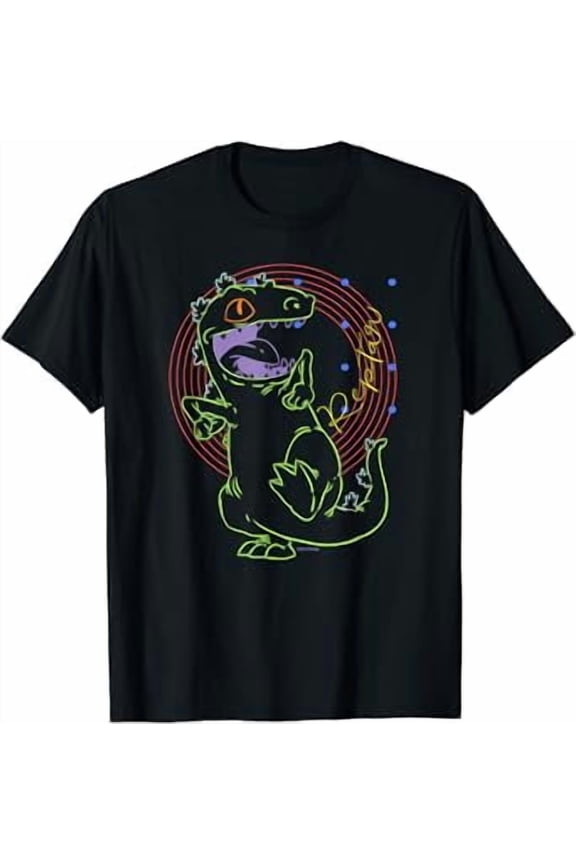 Rugrats Reptar Retro Outline T-Shirt