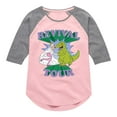 thumbnail image 1 of Rugrats - Reptar Revival Tour - Toddler And Youth Girls Raglan Graphic T-Shirt, 1 of 5