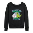 thumbnail image 1 of Rugrats - Reptar Revival Tour - Women's Lightweight French Terry Long Sleeve Shirt, 1 of 5