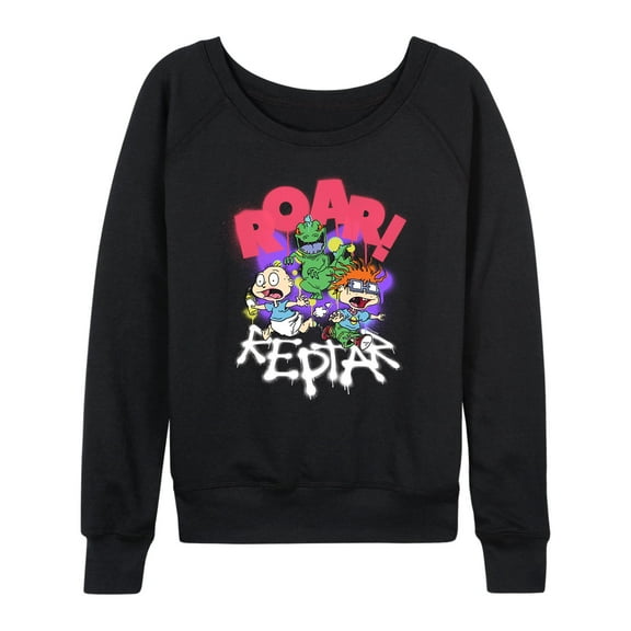 Rugrats - Reptar Roar - Women's Lightweight French Terry Long Sleeve Shirt
