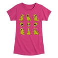 thumbnail image 1 of Rugrats - Reptar Sheet - Toddler And Youth Girls Short Sleeve Graphic T-Shirt, 1 of 5