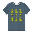 thumbnail image 1 of Rugrats - Reptar Sheet - Toddler And Youth Short Sleeve Graphic T-Shirt, 1 of 5