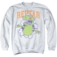 thumbnail image 1 of Rugrats Reptar Shirt Rip Unisex Adult Crewneck Sweatshirt (3X-Large) White, 1 of 1