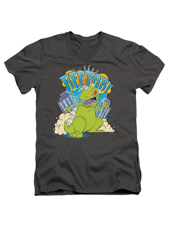 Reptar Stomp Unisex Adult V-Neck T Shirt