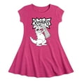thumbnail image 1 of Rugrats - Reptar Tokyo - Toddler & Youth Girls Fit & Flare Dress, 1 of 1