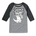thumbnail image 1 of Rugrats - Reptar Tokyo - Toddler & Youth Raglan Graphic T-Shirt, 1 of 5