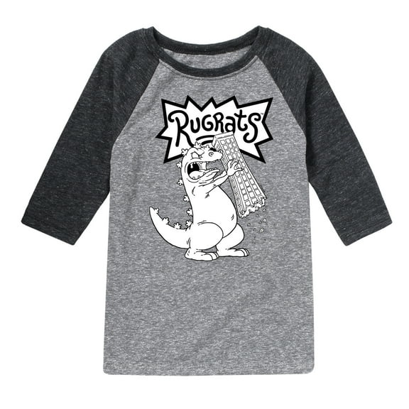 Rugrats - Reptar Tokyo - Toddler & Youth Raglan Graphic T-Shirt