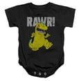 thumbnail image 1 of Rugrats Reptar Unisex Infant Snap Suit for Baby (18 Months) Black, 1 of 2