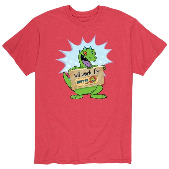 Rugrats - Reptar Work - Men's Short Sleeve Graphic T-Shirt