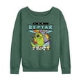 thumbnail image 1 of Rugrats - Reptar Wretch - Women's Lightweight French Terry Long Sleeve Shirt, 1 of 6