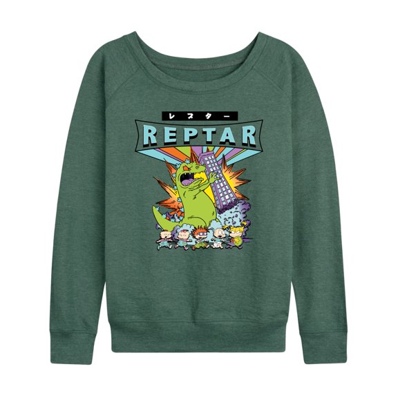 Rugrats - Reptar Wretch - Women's Lightweight French Terry Long Sleeve Shirt