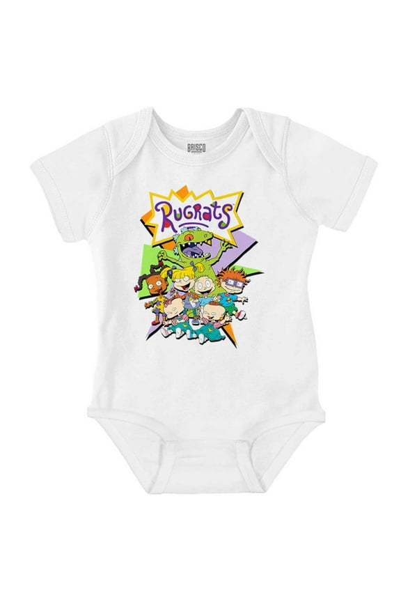 Rugrats Retro Cartoon Characters Romper Boys or Girls Infant Baby Brisco Brands 18M