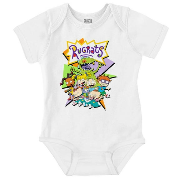 Rugrats Retro Cartoon Characters Romper Boys or Girls Infant Baby Brisco Brands 24M