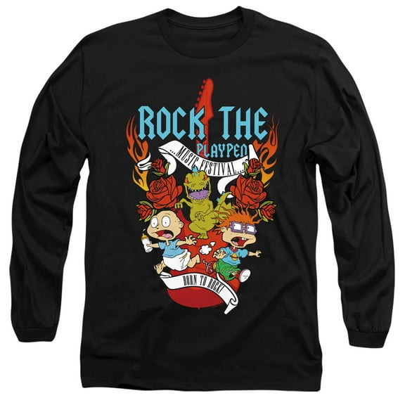 Rugrats Rock The Playpen Music Festival Unisex Adult Long-Sleeve T Shirt