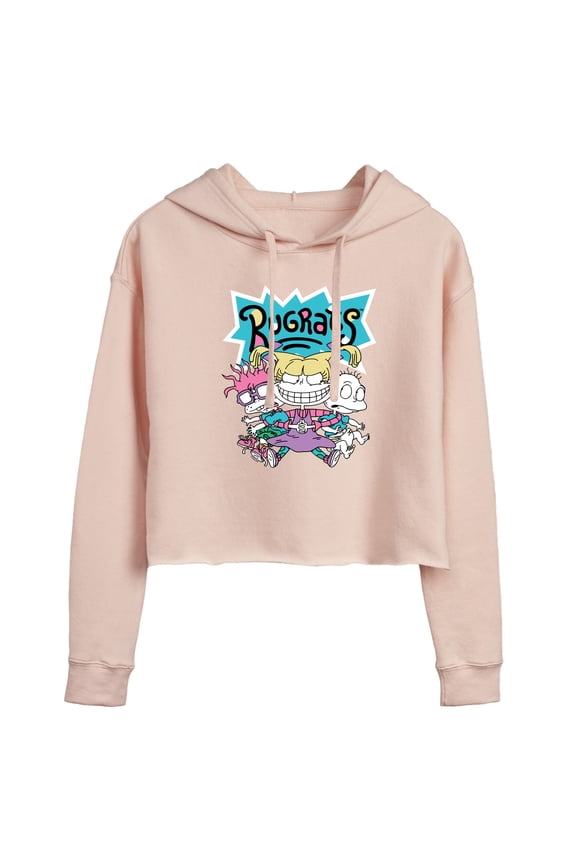 - Rugrat Squad - Juniors Cropped Pullover Hoodie