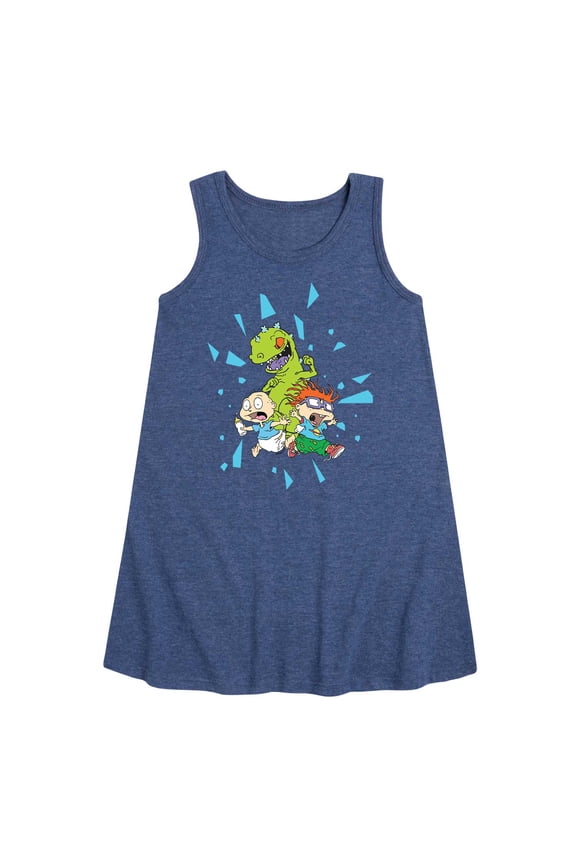 - Run - Toddler and Youth Girls A-line Dress