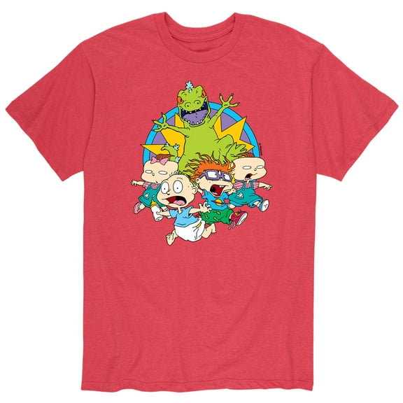 Rugrats - Running From Reptar - Men's Short Sleeve Graphic T-Shirt
