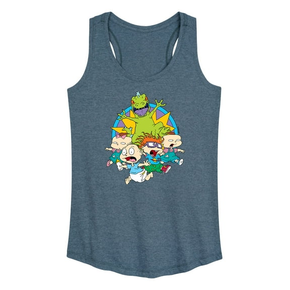 Rugrats - Running From Reptar - Women's Racerback Tank Top