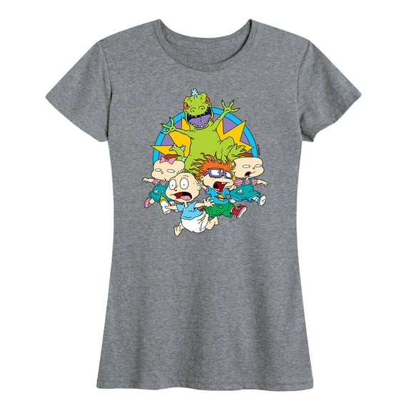 Rugrats - Running From Reptar - Women's Short Sleeve Graphic T-Shirt