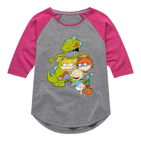 Rugrats - Selfie - Toddler And Youth Raglan Graphic T-Shirt