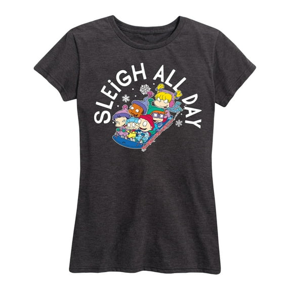 Rugrats - Sleigh All Day - Women's Short Sleeve Graphic T-Shirt