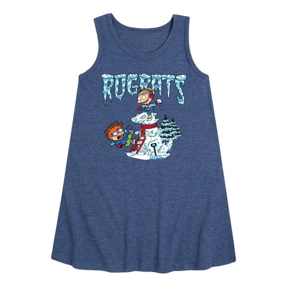 Rugrats - Snowball Fight - Toddler & Youth Girls A-line Dress