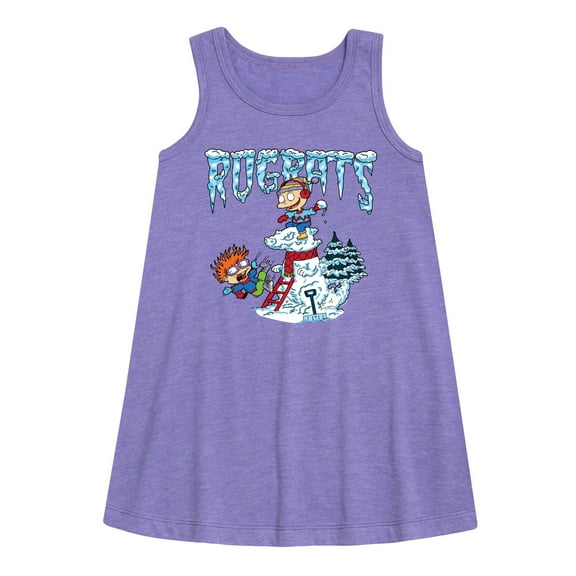 Rugrats - Snowball Fight - Toddler & Youth Girls A-line Dress