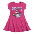 thumbnail image 1 of Rugrats - Snowball Fight - Toddler & Youth Girls Fit & Flare Dress, 1 of 6