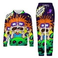 thumbnail image 1 of Rugrats Sweatshirt & Sweatpants Tracksuit Sets Printed Casual Pullover Hoodie & Pants Set XL, 1 of 9
