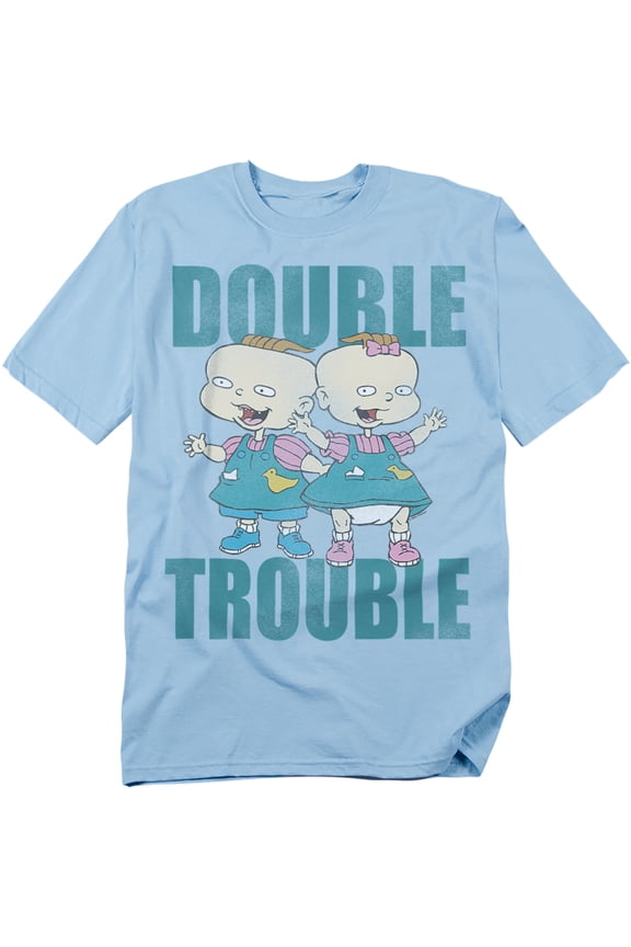 T-Shirt Double Trouble Unisex Graphic Tee for Men & Women