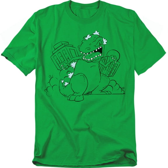 Rugrats T-Shirt Reptar Destroys City Unisex Graphic Tee for Men & Women