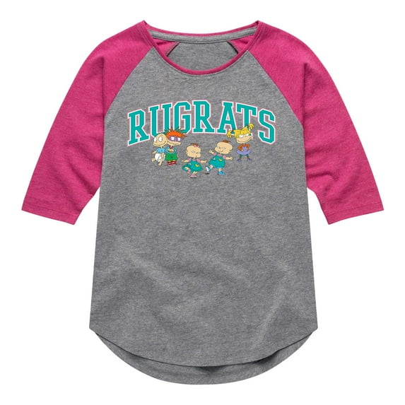 Rugrats - Team - Toddler And Youth Girls Raglan Graphic T-Shirt