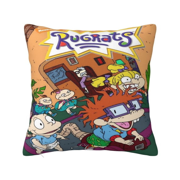Rugrats Throw Pillow Cover Decoration Pillow Case Cushion Home Decor for Home Sofa Couch 12"x12"