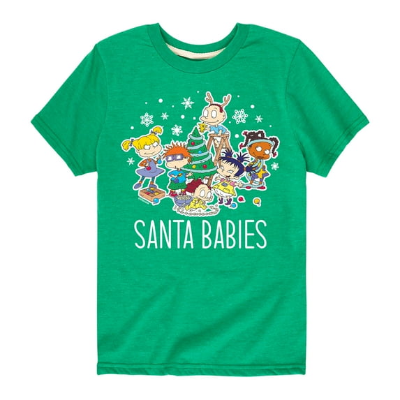 Rugrats - Toddler And Youth Christmas Short Sleeve Graphic T-Shirts