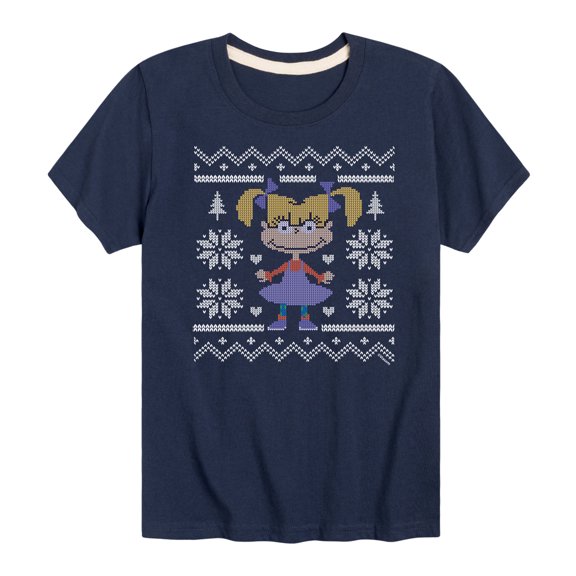 Rugrats - Toddler And Youth Christmas Short Sleeve Graphic T-Shirts