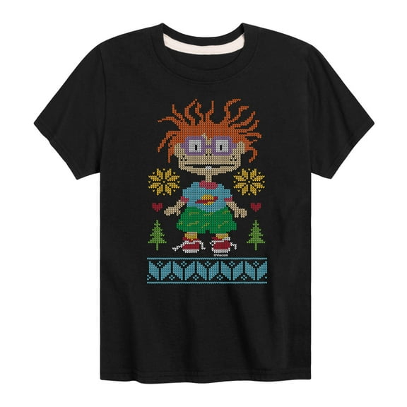 Rugrats - Toddler And Youth Christmas Short Sleeve Graphic T-Shirts