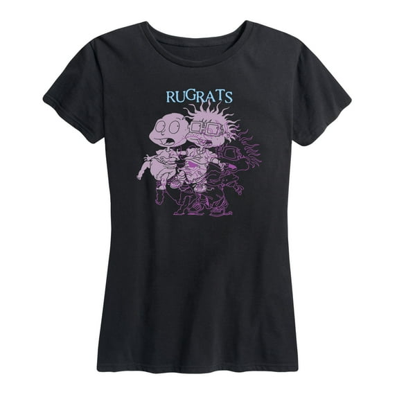 Rugrats - Tommy And Chuckie Distort - Women's Short Sleeve Graphic T-Shirt