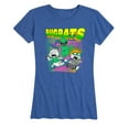 thumbnail image 1 of Rugrats - Tommy And Chuckie Running From Reptar - Women's Short Sleeve Graphic T-Shirt, 1 of 5
