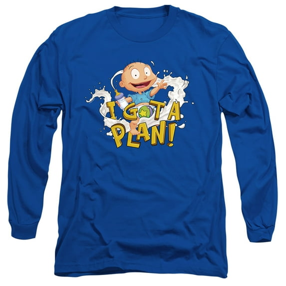 Rugrats Tommy Pickles Has A Plan Unisex Adult Long-Sleeve T Shirt