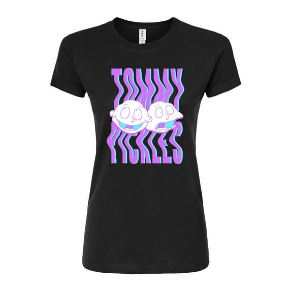 Rugrats - Tommy Pickles - Juniors Fitted Graphic T-Shirt