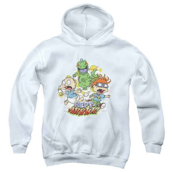 Rugrats Tommy and Chucky Rept-Ahhhhh! Unisex Youth Pull-Over Hoodie