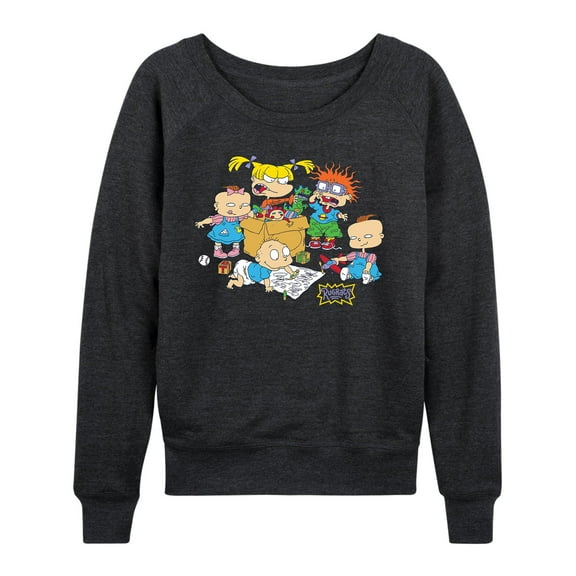 Rugrats - Toybox - Women's Lightweight French Terry Long Sleeve Shirt