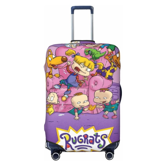 Rugrats Travel Luggage Cover Suitcase Protector Washable Baggage Covers Anti-Scratch Suitcase Cover