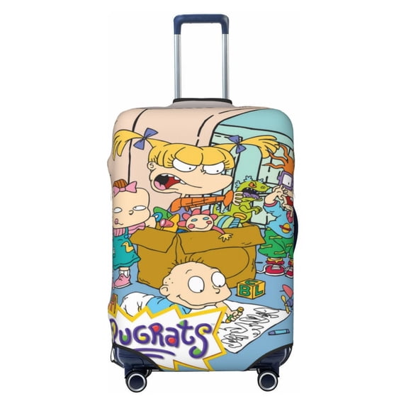 Rugrats Travel Luggage Cover Suitcase Protector Washable Baggage Covers Anti-Scratch Suitcase Cover