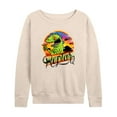 thumbnail image 1 of Rugrats - Tropical Reptar - Women's Lightweight French Terry Long Sleeve Shirt, 1 of 5