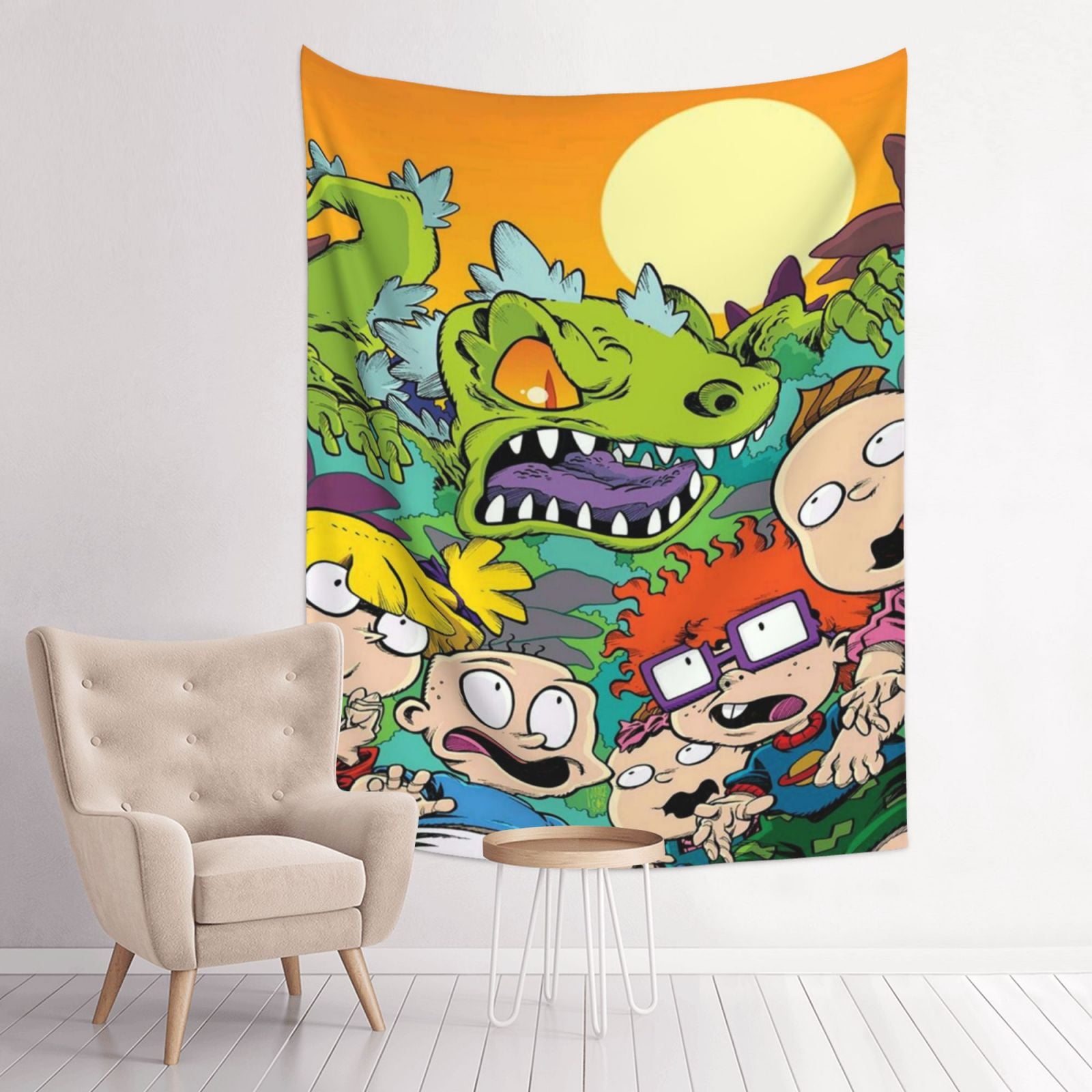 Rugrats Wall Tapestry Anime Poster For Bedroom Aesthetics Funny Room ...