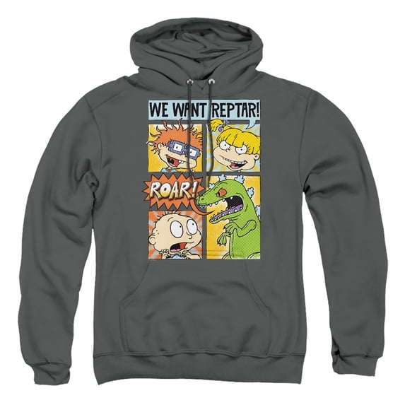 Rugrats We Want Reptar! Comic Unisex Adult Pull-Over Hoodie