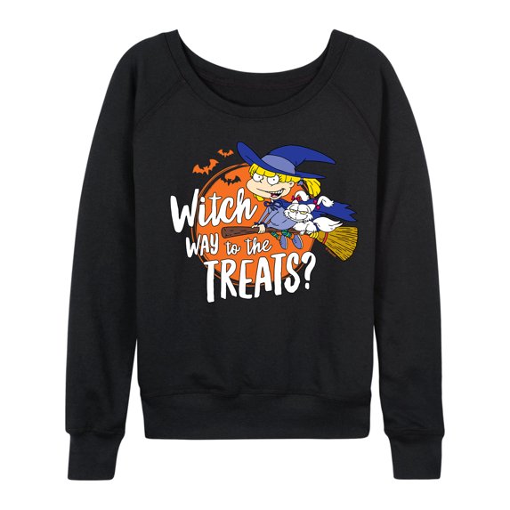 Rugrats - Witch Way To The Treats - Women's Lightweight French Terry Long Sleeve Shirt