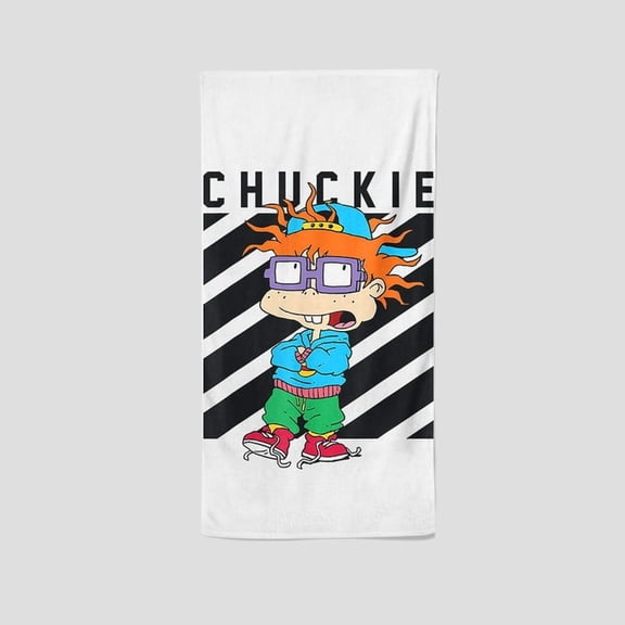 Rugrats has designed a distinctive single-sided towel, a custom gift for fans. Perfect for yoga, gym, boxing, and sunbathing, it measures 13.8"x28.7"35cm75cm.